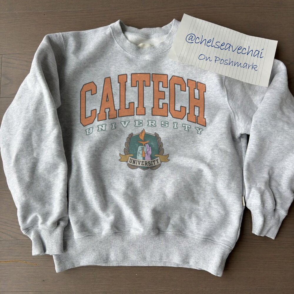 Vintage Caltech University Sweatshirt, California Institute of Technology Shirt